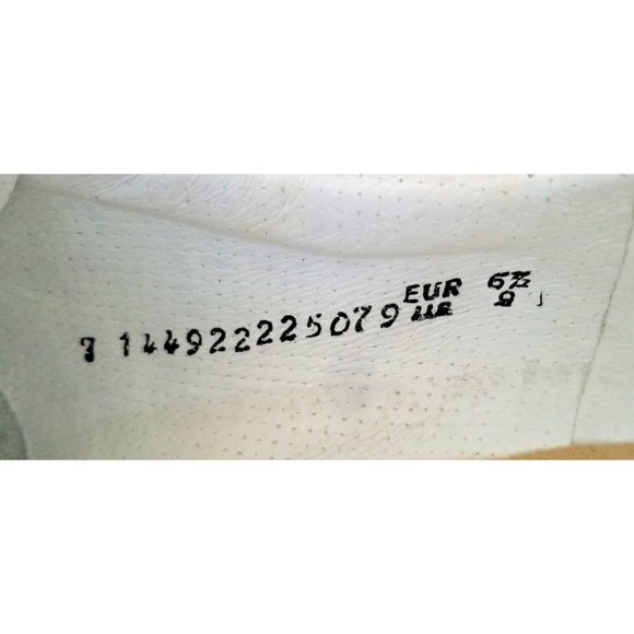 MEPHISTO Yael Metallic Gold Leather Sneakers US 9 UK 6.5 Lace Up Glittery - Picture 12 of 13